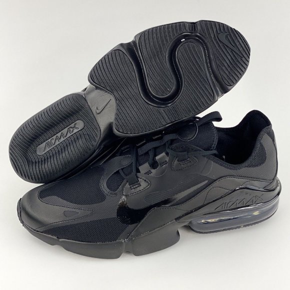 NEW Nike Air Max Infinity 2 Triple Black Men's Sneakers Shoes Anthracite - Picture 2 of 12